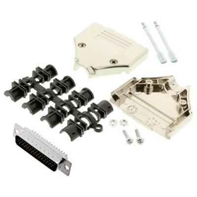 MH Connectors MHDTPK25HD44MS-K D-sub male connectorset 180 ° Aantal polen: 25 Soldeerkelk 1 stuk(s)