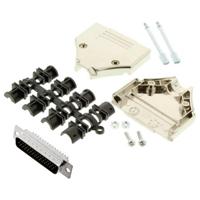MH Connectors MHDTPK25HD44MS-K D-sub male connectorset 180 ° Aantal polen: 25 Soldeerkelk 1 stuk(s) - thumbnail