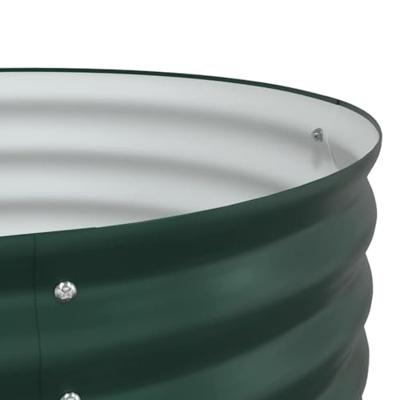 Verhoogde plantenbak Groen 240 x 80 x 81 cm Staal