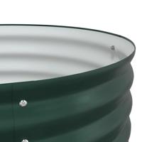Verhoogde plantenbak Groen 240 x 80 x 81 cm Staal - thumbnail