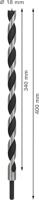 Bosch Accessoires Machinehoutboor met M-punt 18 x 400 mm, d 10 mm 1st - 2608597200 - thumbnail