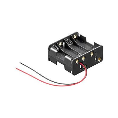 Goobay 81218 batterijhouder 8X Mignon (AA) kabel (L x B x H) 63 x 58 x 29,5 mm