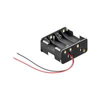 Goobay 81218 batterijhouder 8X Mignon (AA) kabel (L x B x H) 63 x 58 x 29,5 mm - thumbnail