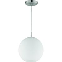 LED Hanglamp - Hangverlichting - Trion Mono - E27 Fitting - Rond - Mat Nikkel - Aluminium - thumbnail