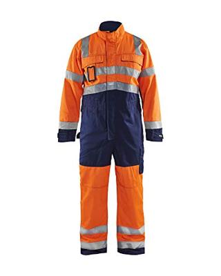 Blåkläder Overall High-Vis 63731804 | High-Vis Oranje/Marineblauw | Maat 62 - 7330509254493 Blåkläder Overall High-Vis 63731804 | High-Vis Oranje/Marineblauw | Maat 62 - 7330509254493