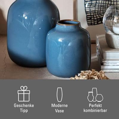 VILLEROY & BOCH - Lave Home - Vaas Nek bleu uni klein 15,5cm