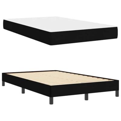 Boxspring bed Anders Zwart 120 x 190 cm Stof