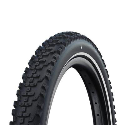 SCHWALBE Smart sam cargo - wired - addix e - super defense - 26x2.35 - black + reflex