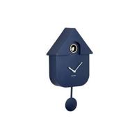 Wall Clock Modern Cuckoo Dark Blue - thumbnail
