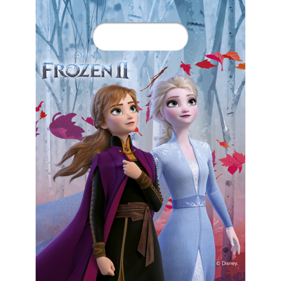 Folat BV Disney frozen 2 uitdeelzakjes, 6st.