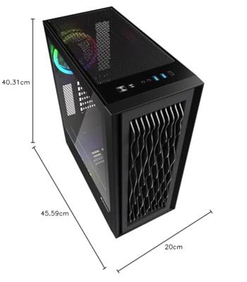 ATX Semi-toren BehuizingSharkoon RGB Wave Zwart