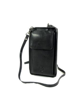 Hide & stitches paint rock telefoontasje-Black