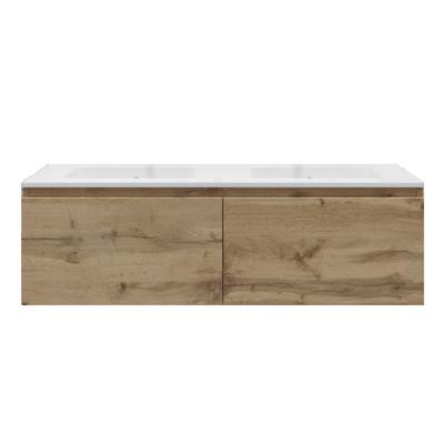 Badkamermeubelset Gliss Eros 120 cm Met Wastafel Rustiek Eiken