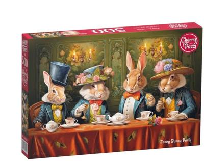 Funny Bunny Party Puzzel 500 Stukjes Funny Bunny Party Puzzel 500 Stukjes
