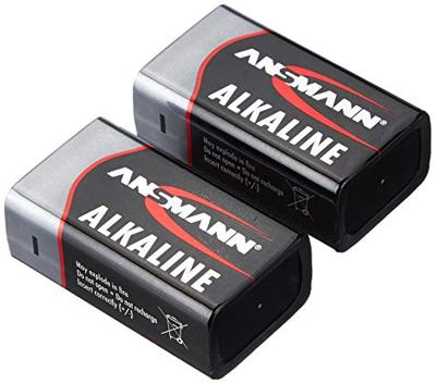 Ansmann alkaline batterij 9 volt e blok / 6lr61 2 pcs. krimp Ansmann alkaline batterij 9 volt e blok / 6lr61 2 pcs. krimp