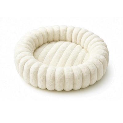 Pecco Ronde mand voor hond en kat - 40 cm - Wit rib