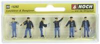 NOCH 15282 H0 Machinist / rangeerders figuren Geverfd, Staand - thumbnail