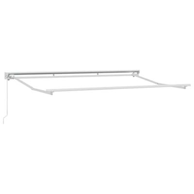 VidaXL Zijde frame wit 3,5 x 2 m poedercoating staal VidaXL Zijde frame wit 3,5 x 2 m poedercoating staal