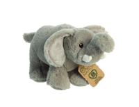 Eco Nation Pluchen knuffel - olifant - 26 cm - thumbnail