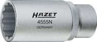 HAZET Inspuitproeiersgereedschap 4555N · 1/2 inch (12,5 mm) vierkant hol · Buitentwaalfkant profiel · SW 27 mm - thumbnail