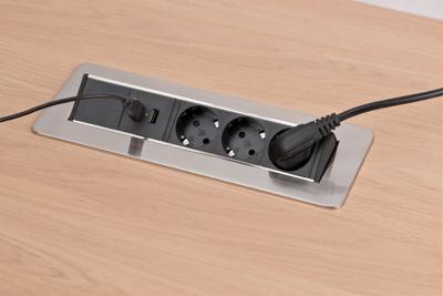 Brennenstuhl 1396200113 power uitbreiding 2 m 3 AC-uitgang(en) Binnen Zwart, Roestvrijstaal Brennenstuhl 1396200113 power uitbreiding 2 m 3 AC-uitgang(en) Binnen Zwart, Roestvrijstaal