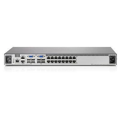 HPE 0x2x16 KVM Server Console Switch G2 met Virtual Media CAC software