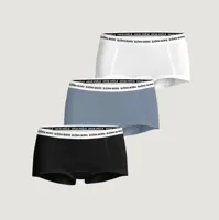 3-pack dames boxershort- Classic - Dames katoenen onderbroeken - Boxershorts dames - XXL - Wit - Onderbroek - Ondergoed - XXL - Onderbroek - - XXL - thumbnail