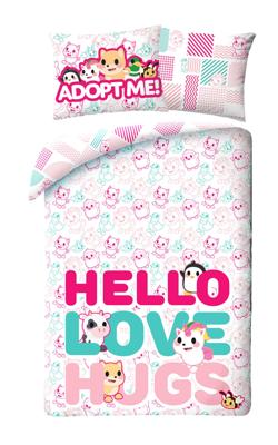 Adopt Me Dekbedovertrek 140 x 200 cm - 70 x 90 cm Adopt Me Dekbedovertrek 140 x 200 cm - 70 x 90 cm