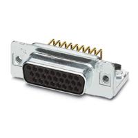 Phoenix Contact VS-15-BU-DSUB-HD-ER 1655140 D-sub female connector 90 ° Aantal polen: 26 Solderen 10 stuk(s) Piece - thumbnail