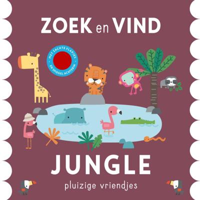 Rebo Publishers Zoek en vind - jungle pluizige vriendjes