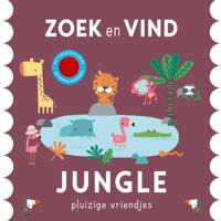 Rebo Publishers Zoek en vind - jungle pluizige vriendjes - thumbnail