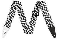 Fender Wavy Checkerboard Polyester Strap gitaarband - thumbnail