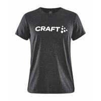 Craft 1913422 Community Logo SS Tee W - Black/Melange - L - thumbnail