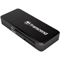 Transcend RDF5K Externe geheugenkaartlezer USB-A 3.2 Gen 1 Zwart - thumbnail