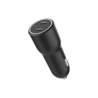 2-poorts USB-autolader, 4.0 A, zwart - thumbnail
