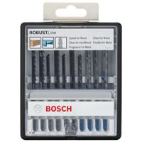 Bosch Accessoires 10-delige Robust Line decoupeerzaagbladenset Wood and Metal T-schacht 1st - 2607010542 - thumbnail