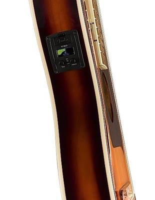 Fender Fullerton Precision Bass Uke WN Tortoiseshell Pickguard 3-Color Sunburst elektrisch-akoestische bas ukelele - thumbnail