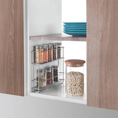 Metaltex space saver smart kitchen uitschuifbaar kruidenrek 6x28x22 cm zilver Metaltex space saver smart kitchen uitschuifbaar kruidenrek 6x28x22 cm zilver