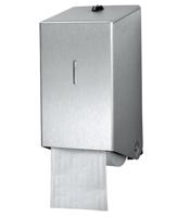 Toiletpapierdispenser euro products duo zilver - thumbnail