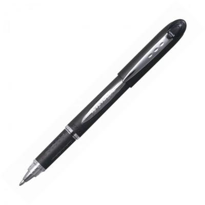 Uni-ball roller Jetstream zwart, schrijfbreedte 0,45 mm, medium schrift, schrijfpunt 1 mm, zwarte rubb...