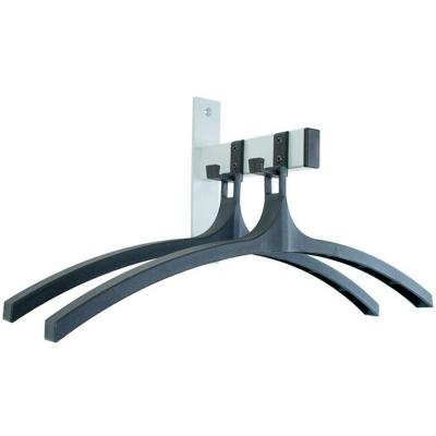 V-part wandgarderobe, 2 haken met hangers