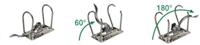 Ordner leitz 1050 180° 50mm karton a4 zwart | 20 stuks - thumbnail