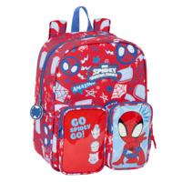 Schoolrugzak Spider-Man Rescue Blauw Rood 22 x 27 x 10 cm - thumbnail