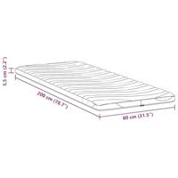 Matraspads Wit 80 x 200 cm Niet-plakkende polyester - thumbnail