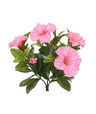 Petunia kunstboeket 25 cm cerise