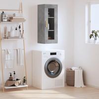 Hangkast 34,5x34x90 cm betongrijs - thumbnail