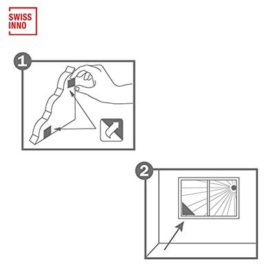Swissinno Natural Control dekor Vliegenval Plakfolie Veelkleurig gesorteerd 4 stuk(s) - thumbnail