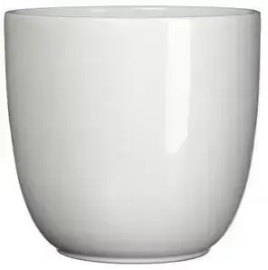 Bloempot Pot rond es/7 tusca 7.5 x 8.5 cm wit Mica - Mica decorations