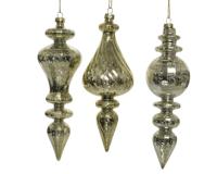 Kerstornament IJspegel Goud Assorti 1st - thumbnail