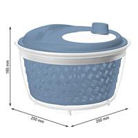 Rotho Fresh Slacentrifuge 4.5L Horizon Blauw/Transparant - thumbnail